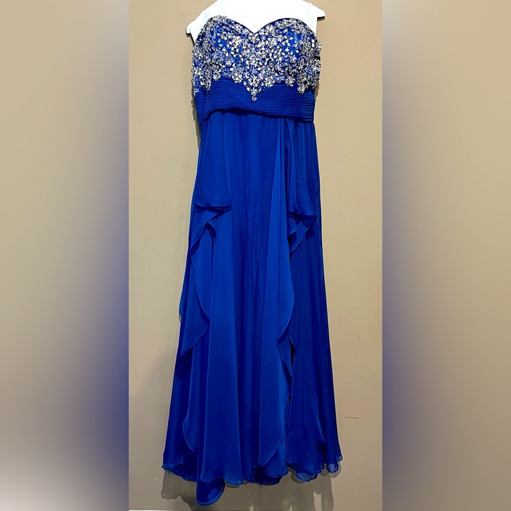 Women’s Beaded Long HOCO/Prom/Mardi Gras Ball Dress by Jovani